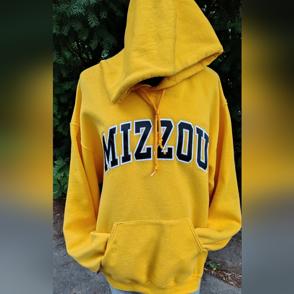 Russell Athletic Gold Mizzou Hoodie